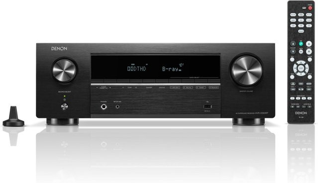 Denon AVR-X580BT AV-Receiver in Schwarz mit Bluetooth und HDMI für 5.1 Surround Sound - Bild 1