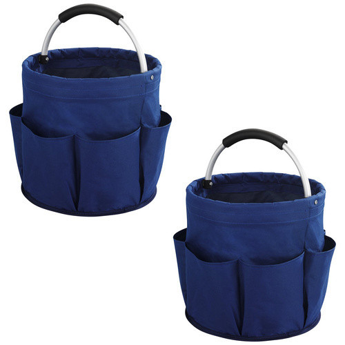WENKO Caddy aus Polyester in Blau und Silberfarben - Bild 3