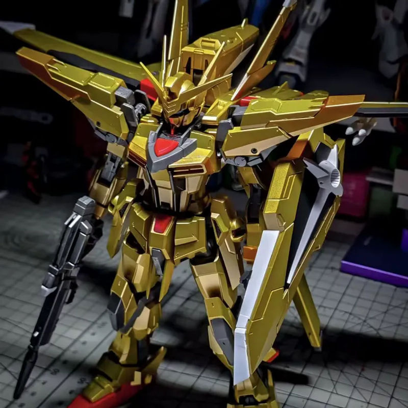 Bandai Akatsuki Collection Actionfigur RG im Maßstab 1:144 in Gold aus Kunststoff für Erwachsene - Bild 2