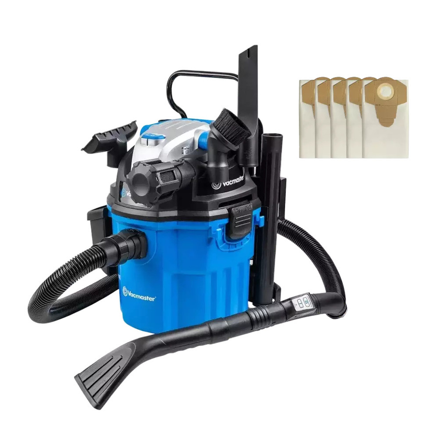 Vacmaster 18 Nass- und Trockensauger in Blau mit Fernbedienung, Beutelset und Gebläsefunktion - Bild 2