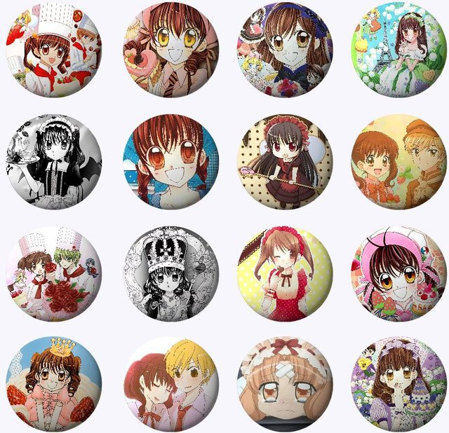 52TOYS Brosche, Manga Yumeiro Patissiere, Weißblech, Metall - Bild 1