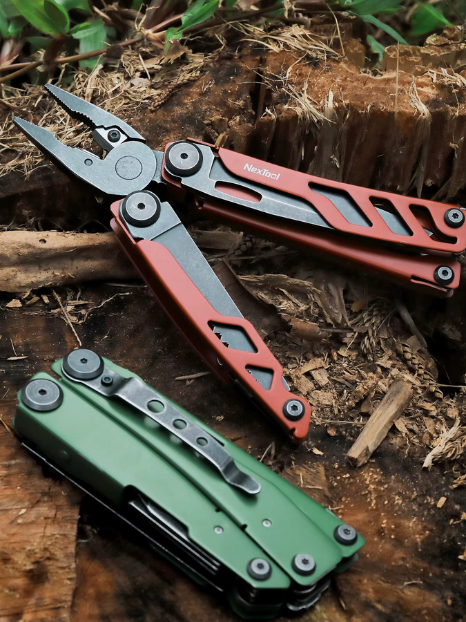 NexTool Flagship Pro 16-in-1 Multifunktionswerkzeug in Silber und Multicolour für Outdoor, Camping und Survival - Bild 1