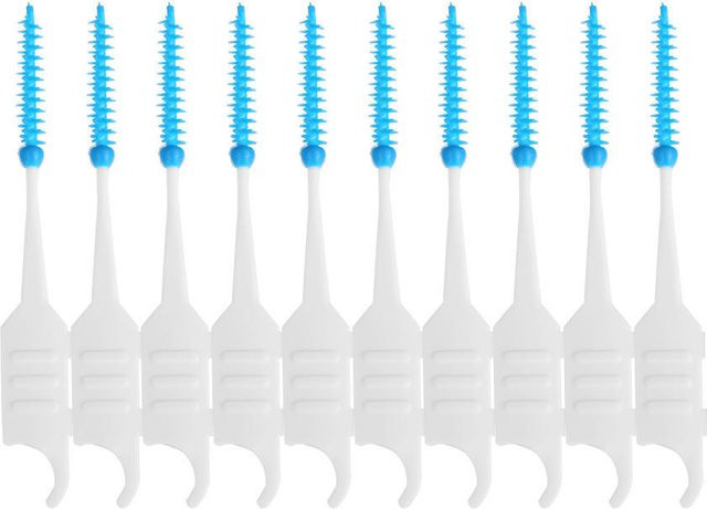 Beautyyy Interdentalbürste, 200 Stück, weiche Silikon-Mundpflege - Bild 1