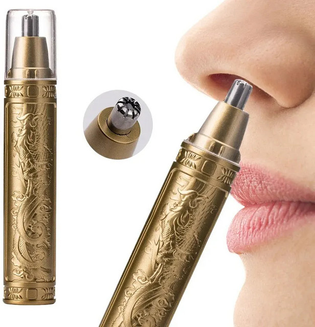 Ms.Dear Elektrischer Nasen- und Augenbrauentrimmer, Gold, Unisex - Bild 1