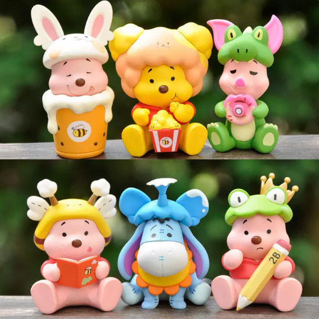 HEROCROSS Gelber Bär Blind Box, Welpen-Honigtopf-Figur, Cartoon-Puppe - Bild 1