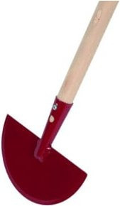 floraworld Rasenkantenstecher mit T-Griff in Rot aus Stahl und Holz - Bild 1