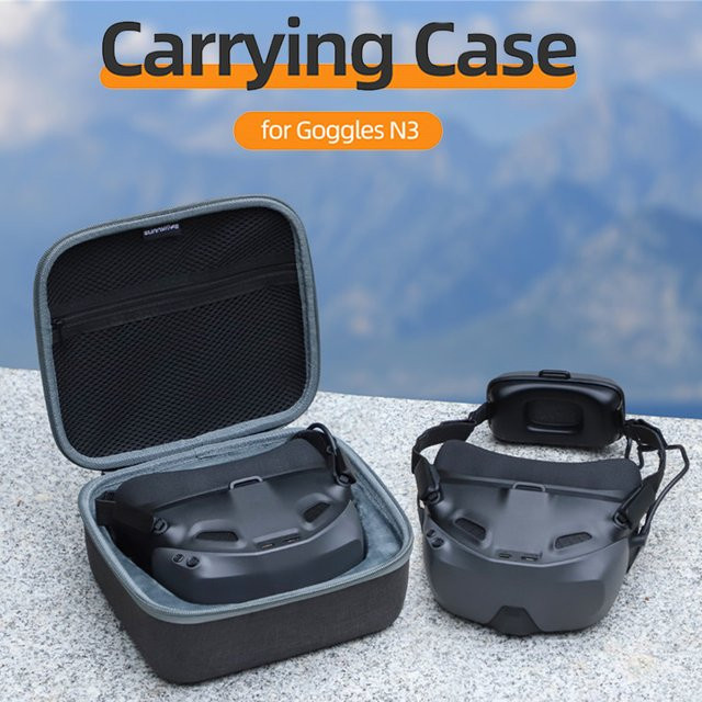 DJI Goggles N3 Tragetasche Grau – Stoßfeste Schutzhülle für DJI NEO und AVATA 2 - Bild 1