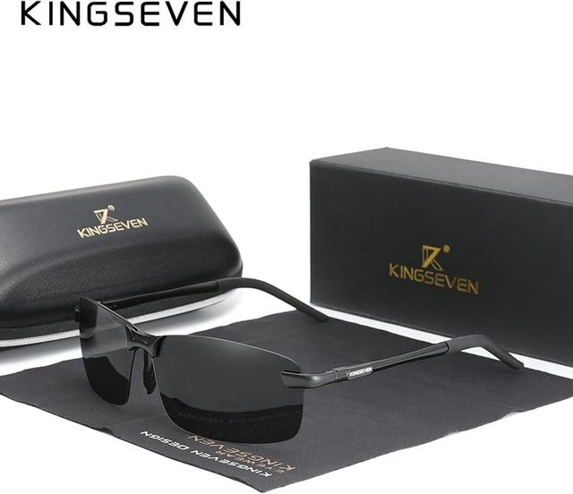 KINGSEVEN Sonnenbrille Halbrand, polarisiert, Herren - Bild 1