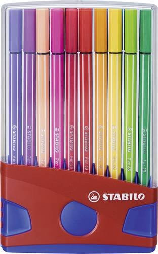 STABILO Fasermaler Pen 68 ColorParade Set mit 20 Stücken in Mehrfarben - Bild 2