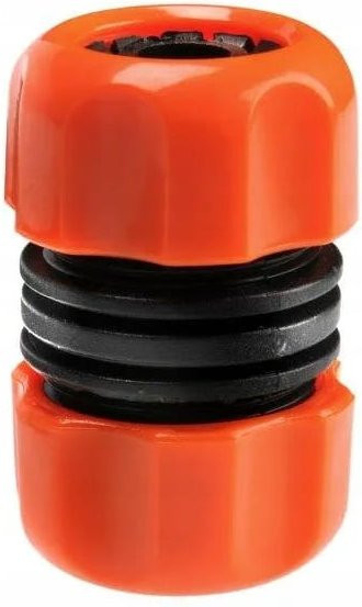 Galicja Reparator Gartenschlauchanschluss 1/2 Zoll in Orange und Gelb - Bild 1