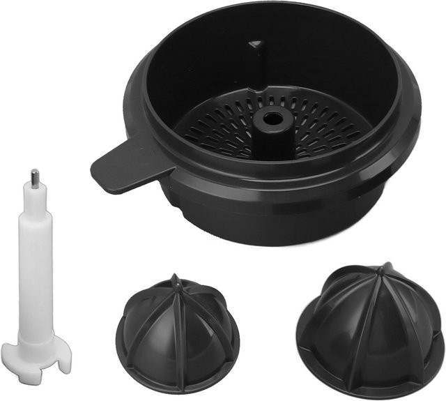 Vorwerk Thermomix Zubehör Orangenpresse mit Siebkorb und Presskegel aus ABS-Kunststoff, Schwarz - Bild 1