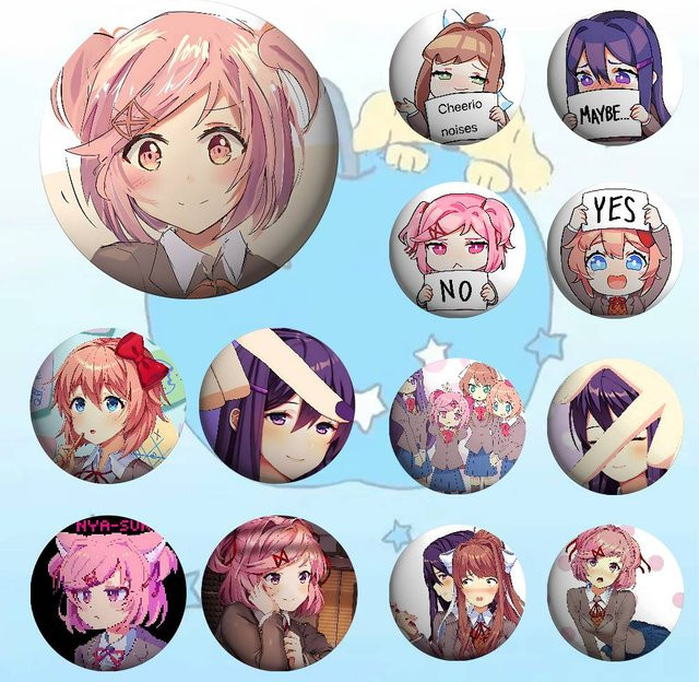 Kayou Anstecknadeln D-Doki D-DokiClub L-Literaturas - Bild 1