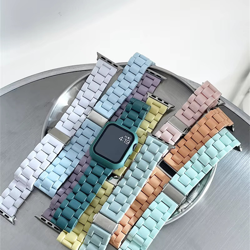 JBAILI Uhrenarmband Acryl, Bunt, Unisex - Bild 1