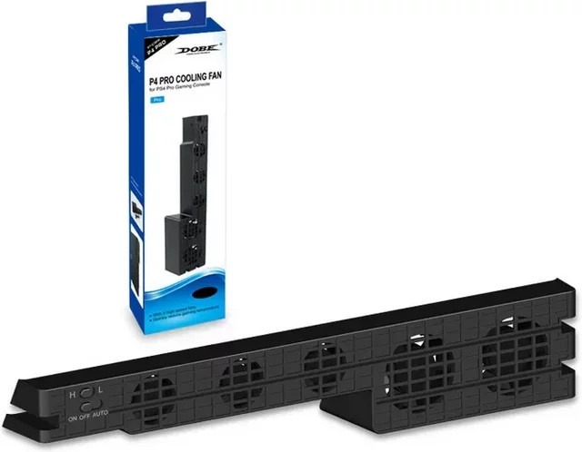 Ren Tian Ge Turbo-Kühlung USB-Lüfter für PS4 Pro Spielekonsole, Schwarz - Bild 1