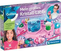 Clementoni Mein großes Kristall Labor Experimentierkasten für Wissenschaft, Kristalle und Edelsteine ab 8 Jahren - Bild 1