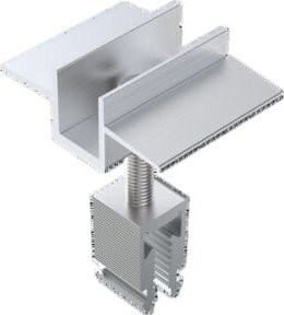 AEROCOMPACT Ballastklemme Click 40 - 60 CLB10 aus Edelstahl in Silber - Bild 1