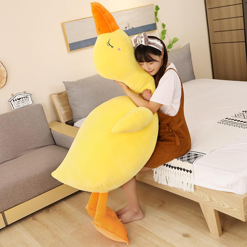 Kidsly Plüsch-Entenpuppe, Tierkissen, 70 cm, ab 12 Jahren - Bild 1
