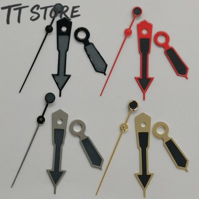CHIKUANG Uhrenzeiger, Silber, Gold, Schwarz, Rot, Grün Leuchtend, Unisex - Bild 1