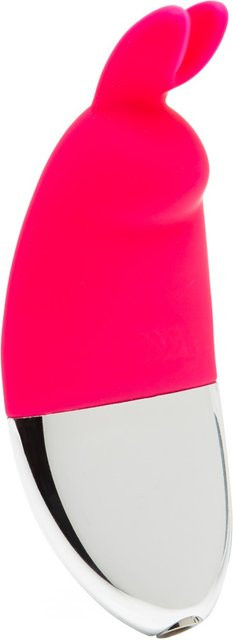 Happyrabbits Auflegevibrator Knicker Vibrator mit 12 Vibrationsmodi in Rot und Pink - Bild 1