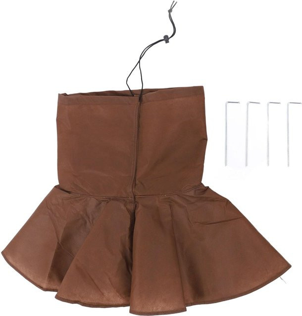 TOMTOP JMS Winter-Palmenwurzelschutz aus Polyester in Braun für multifunktionalen Frostschutz von Baumwurzeln - Bild 1