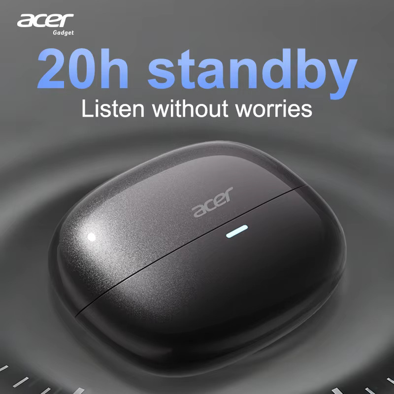 Acer Ohr629 Clip-On Bluetooth-Kopfhörer mit Geräuschunterdrückung und HiFi-Stereo in Schwarz - Bild 3