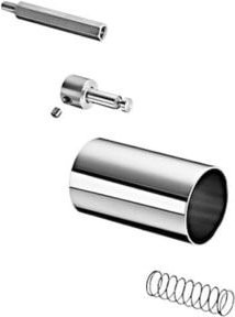 Schell Verlängerungs-Set D-SC-V/W-SC-V 25mm aus Messing in Silber verchromt - Bild 1