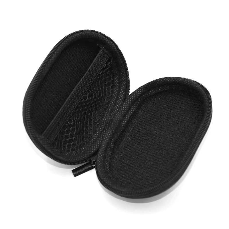 KZ Kopfhörer Tasche Oval aus PU Leder in Schwarz für KZ AS10 ZS10 ZST ES4 EDR1 ED9 - Bild 4