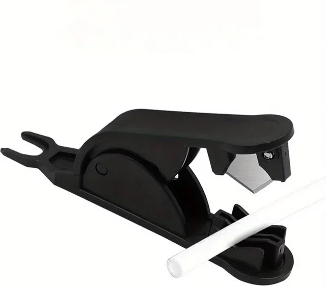 Malida Rohrschlauchschneider Scherenwerkzeug in Schwarz für PVC, Nylon und PU Schläuche der Größen 1/4 Zoll, 3/8 Zoll und 1/2 Zoll für Wasserfilter und Umkehrosmoseanlagen - Bild 1
