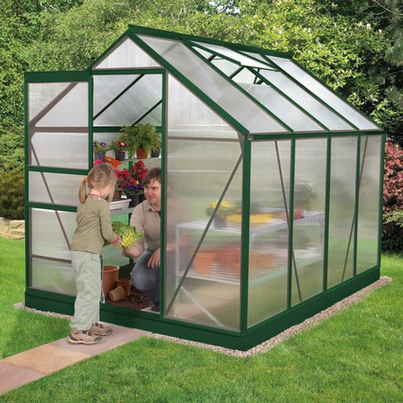 Vitavia Gewächshaus Venus 5000 in Grün mit 4 mm HKP und 5 m² Fläche - Bild 4