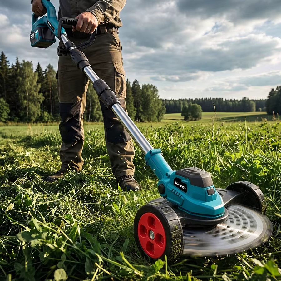 YOFIDRA Bürstenloser elektrischer Rasenmäher und kabelloser Rasentrimmer als Elektrowerkzeug für Makita LXT 18-21V Akkus - Bild 4