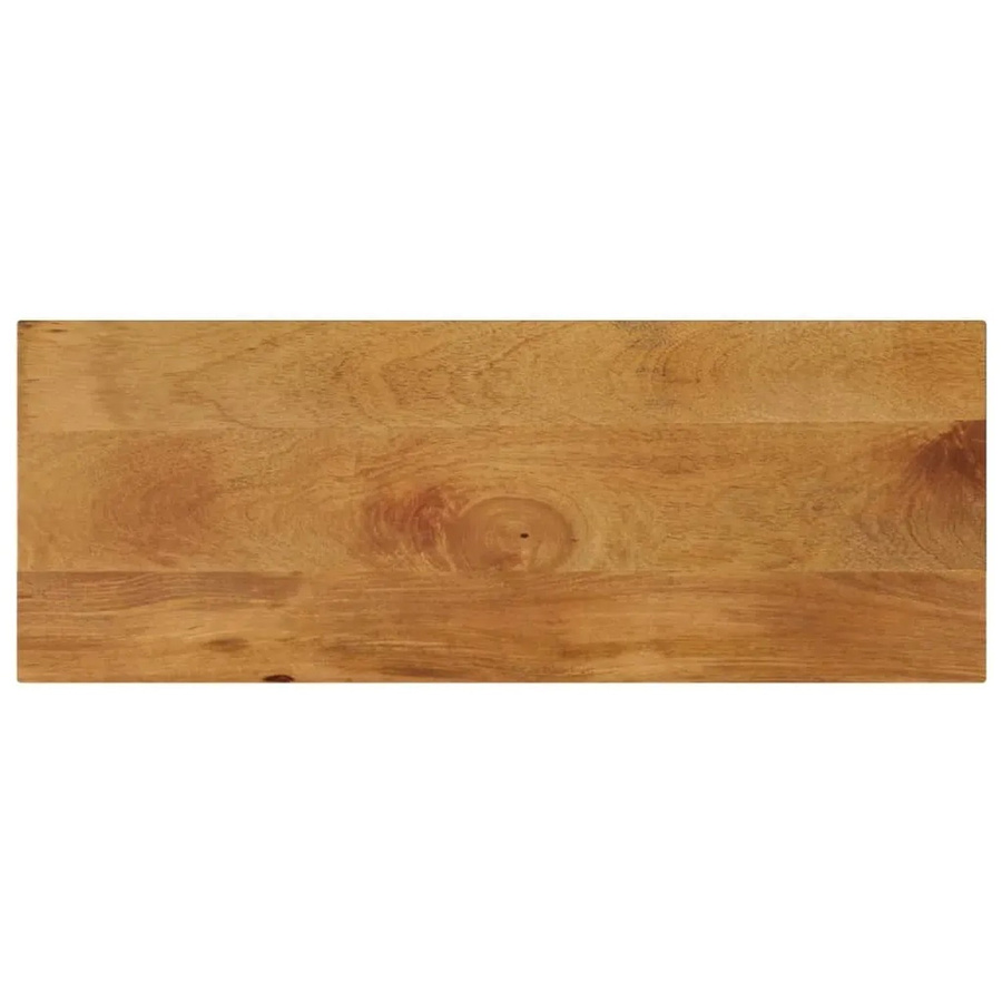 vidaXL Tischplatte aus Massivholz Mango in Braun, Rechteckig, B/T/H: 70 x 30 x 2,5 cm - Bild 2