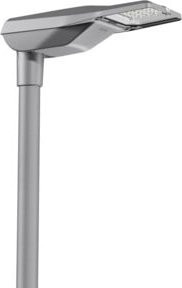 Siteco Mastleuchte 5XE5E43A08DB in Grau, dimmbare LED-Außenleuchte mit 4000K, IP66 und IK09 Schutzklasse - Bild 1
