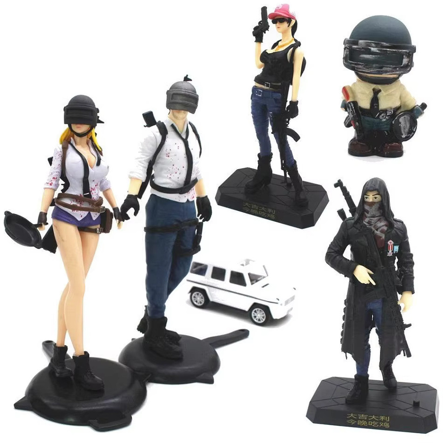 Bandai PUBG Anime Figur, Kuchen Topper, Kunststoff, Bunt / Mehrfarbig - Bild 2