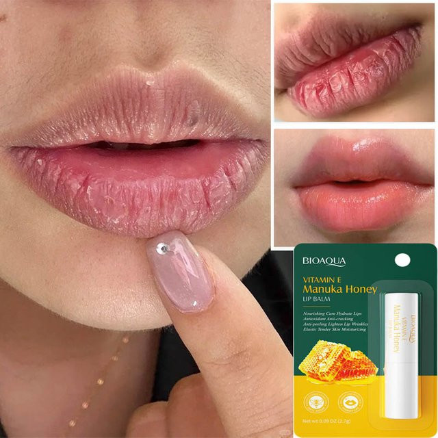 BIOAQUA Vitamin E Honig Lippenbalsam, Glänzend, Unisex - Bild 1