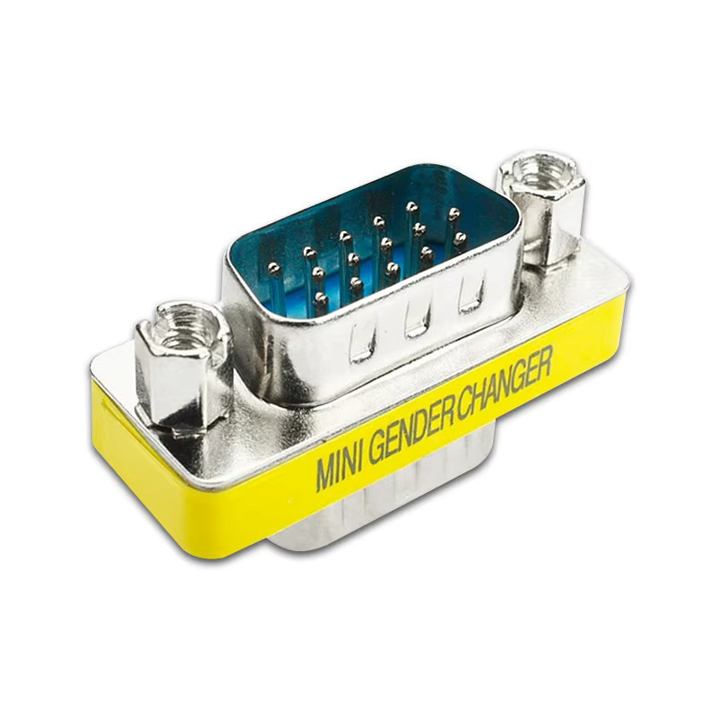 WEFAWAN VGA Gender-Changer Adapter: 15-Pin VGA Stecker auf Buchse Konverter für Computermonitore - Bild 2