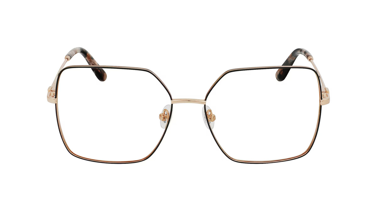 Guess GU2824 Korrektionsbrille, Vollrand, Quadratisch, Metall, Unisex, Gold - Bild 1