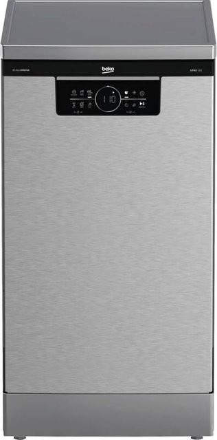 Beko BDFS26040XQ Stand-Geschirrspüler in Silber Pearl Inox, Breite: 45 cm - Bild 1