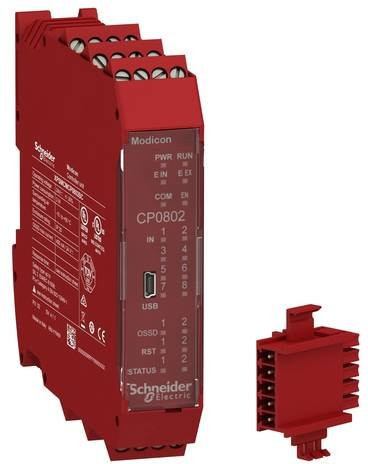 Schneider Electric XPSMCMCP0802BC Sicherheitsmodul in Rot - Bild 1