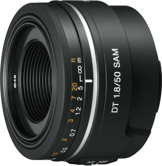 Sony SAM Festbrennweiten-Objektiv SAL-50F18,1,8 50mm f/1.8 Schwarz - Bild 1