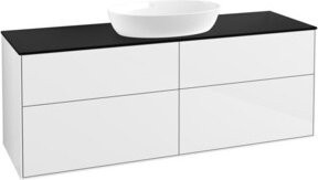 V&B Waschtischunterschrank Finion in Weiß lackiert, B/T/H: 160 x 50,1 x 0 cm - Bild 1