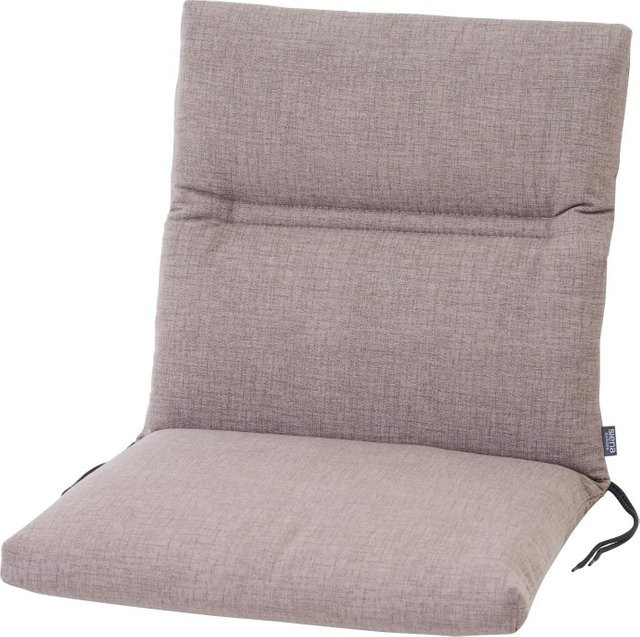 Siena Garden Sesselauflage Comfort in Taupe mit Schaumstoff, wetterfest und UV-beständig, B/T/H: 96 x 48 x 7 cm - Bild 1
