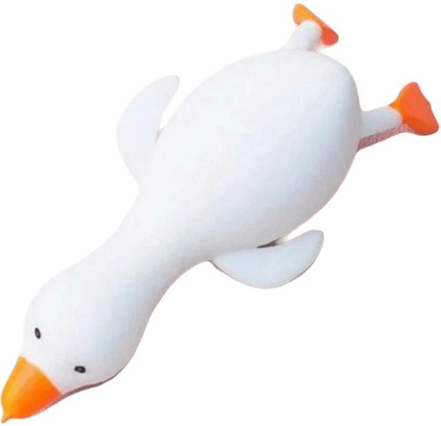 Binchi Fitness Bunte Ente Squishy, Dehnfunktion, weiß - Bild 1