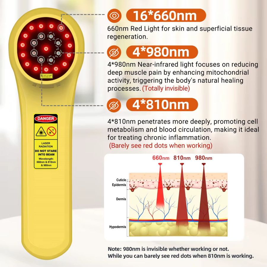 Dawfek Kaltlicht-Rotlichttherapiegerät mit Infrarot-Lichttherapie - Bild 2