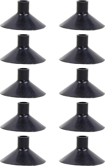 Borobinsky Gummi-Pfeil-Saugnäpfe Ersatzspitzen, 10-teiliges Set, schwarz - Bild 1