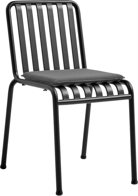 HAY Sitzkissen für Palissade Chair und Armchair aus wetterfestem Polyester in Schwarz oder Grau - Bild 1