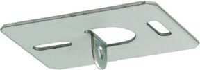 ridi Deckenbefestigungsplatte VLBP eye in Silber, galvanisiert, maximale Belastung 20 kg - Bild 1