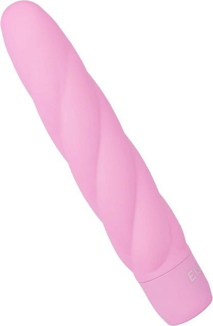 EIS Silikon-Vibrator mit Spiralstruktur in Pink, Länge: 19,5 cm - Bild 1