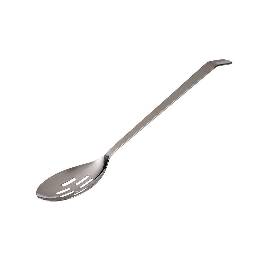 APS Chafing Dish Löffel BANQUET aus Edelstahl, geschlitzt, silber, B/H/L: 6,5 x 3,5 x 35 cm - Bild 1