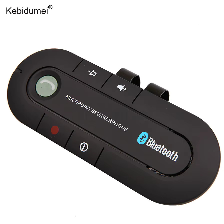 Kebidumei Bluetooth Freisprecheinrichtung für das Auto mit MP3-Musikplayer und Ladegerät in Schwarz - Bild 2