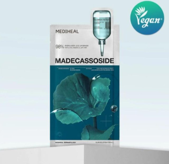 MEDIHEAL Essential Maskenblatt Madecassoside, 10er Set, Unisex - Bild 1